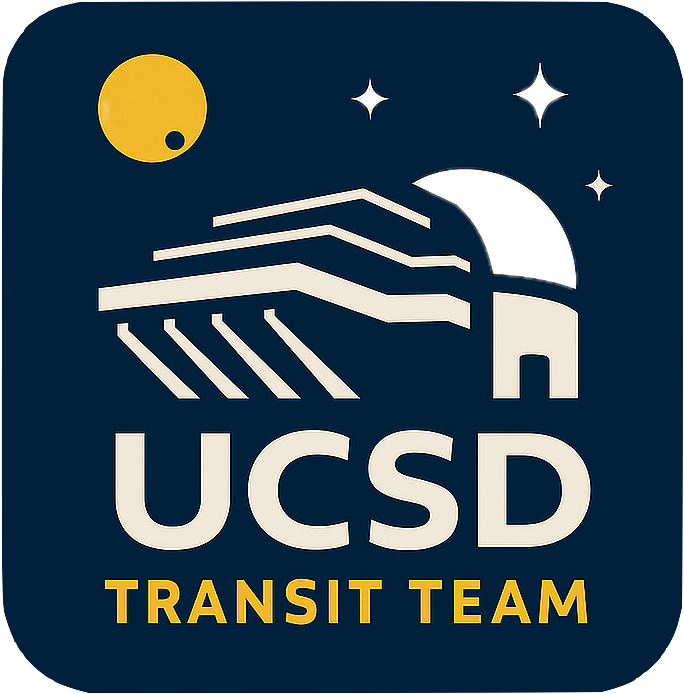 UCSD Exoplanet Transit Team astronomy research group logo